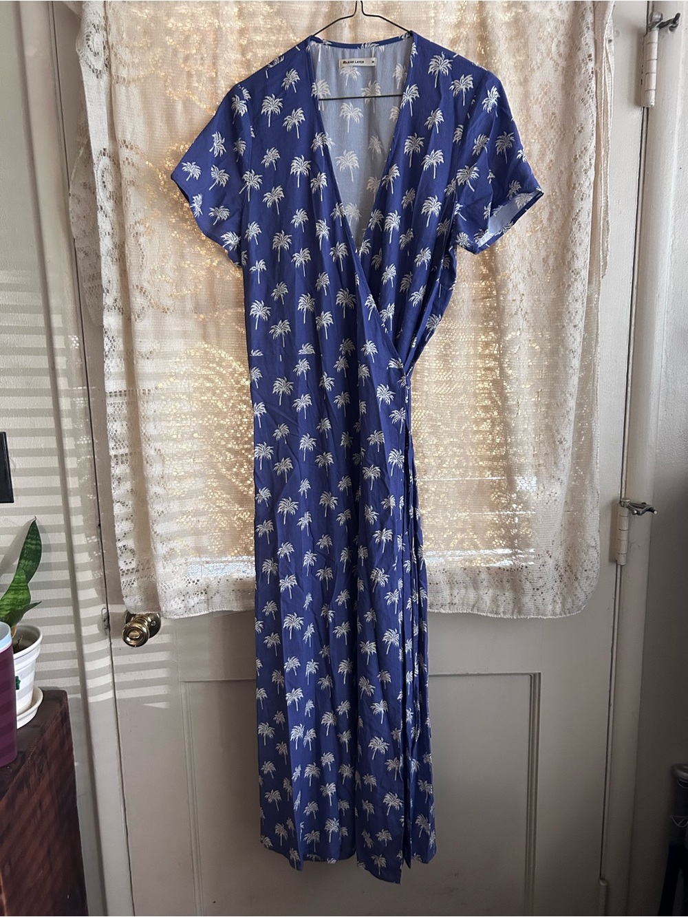 Marine Layer Emlyn Midi Wrap Dress